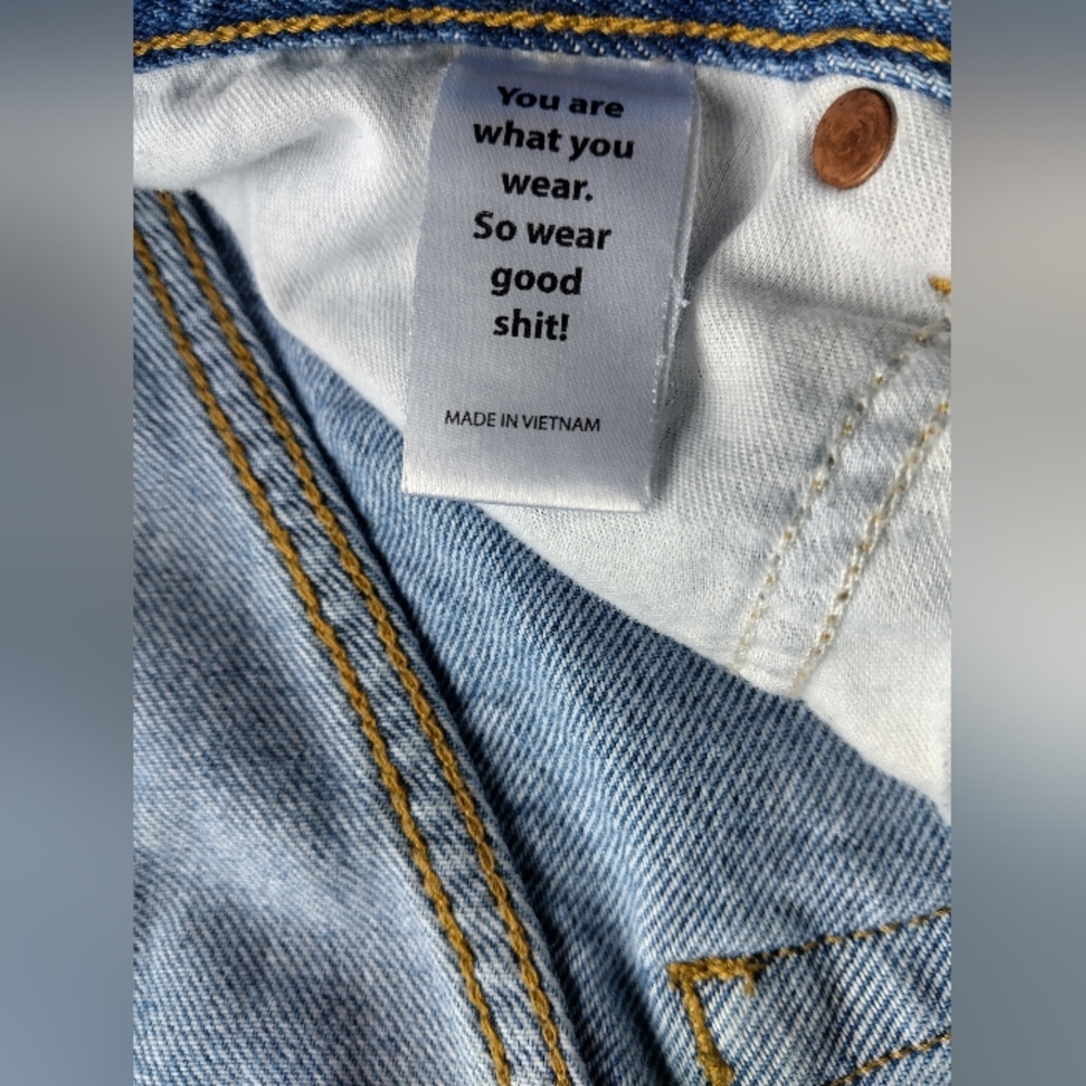 Pacsun Men’s Baggy Fit Jeans Light Wash Straight Leg 100% Cotton Size 34x32 - Picture 13 of 15